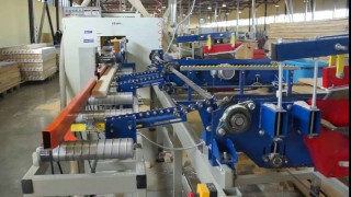 Околостаночная линия по производству и упаковки погонажных изделий