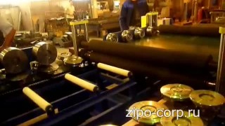 Линия производства сэндвич-панелей с облицовкой из металлических листов(с наполнителем из минеральной ваты и пенопласта)