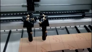 Лазерный станок 1300х900 RECI c двумя головами 130 Вт + 40 Вт.