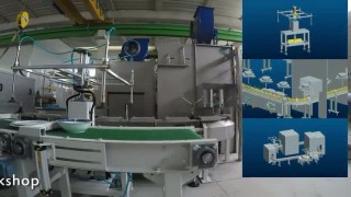 Полу-автоматическая линия глазурования посуты