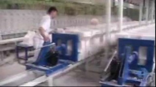 Литье санфаянса под низким давлением, стенд мод. BVV