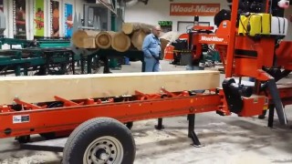 Пилорама ленточная горизонтальная мобильная на колесной базе LT40 (дизель)