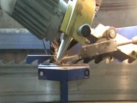 Подготовка профиля зубьев широкой пилы к плющению