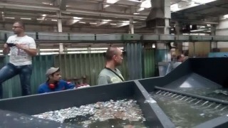 линия переработки ПЭТ бутылок в чистую флексу