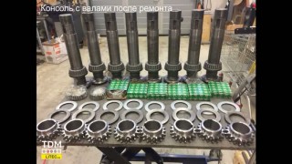 Ремонт экструдера для производства пустотных плит перекрытия Элематик ширина 1.2м высота 160мм