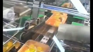 Горизонтальный автомат упаковки лотков в стретч плёнку STN 8500