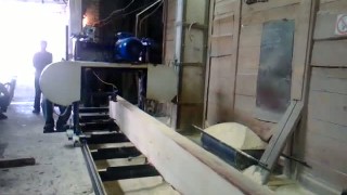 Ленточная пилорама Байкал ( пилорама с механизмом передвижения каретки)