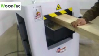 Станок рейсмусовый WoodTec SR 400 в работе