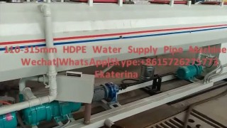 Экструзионная линия по производству полиэтиленовых труб Ф110-315мм.