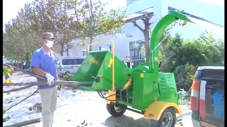 Мобильный измельчитель веток и древесины BOXER DWC-22