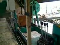 Распиловка лиственницы на ZBL-60H