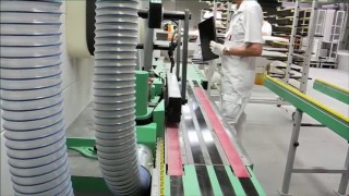 Кромкошлифовальный станок KUNDIG UNIQ S L Швейцария. Кромки на "высокий глянец"