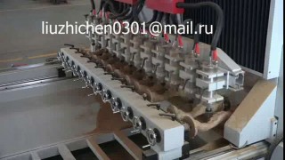 12 шпиндельные такарно-фрезерные станки с чпу по дереву для болясины