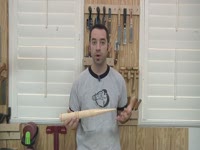 Изготовление деревянных кольев на токарном станке