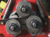 Гибка профиля в кольцо с подгибкой