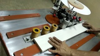 Кромкооблицовочный позиционный станок MF350A (СтанкоChel)