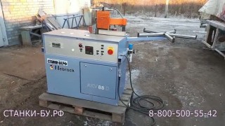 Кромкооблицовочный станок Hebrock AKV88D после ремонта в Компании НЕВАСТАНКОМАШ