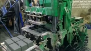 Работа вибропресса пт 11