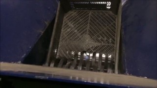 Измельчение отходов пластика, ПЭТ бутылок. Промышленный шредер ШДП