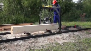 Пилорама электрическая мобильная МП 350 бензо