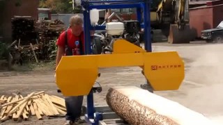 Мобильная ленточная мини-пилорама Астрон-9.02beta