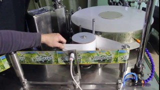 Тестовый запуск этикетировочного автомата