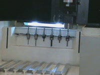 Смена инструмента на сверлильно-фрезерном станке KF 4000