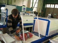 Упаковка мягких игрушек. Упаковочный станок ТПЦ АП 550 ИН с увеличенной камерой