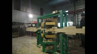 Поворотный чашкорезный станок для бруса МЧС-2Б