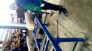 брусовальный станок для тонкомера