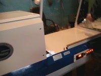 Витринная упаковка коробочек в ПВХ. Упаковочный аппарат ТПЦ АП 370