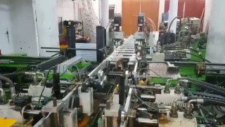 Французская автоматичческая линия изготовления алюминиевых лестниц, стремянок и строительных лесов.