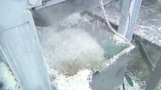 Дробилка ТАЙФУН-1200N (SLU-750). Измельчение биг-бегов.