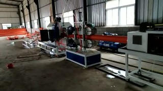 линия для производства двухслойной гофрированной трубы