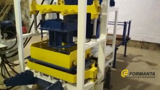 Вибропресс Formanta Next для производства блоков и тротуарной плитки