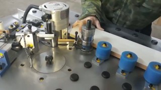 Кромкооблицовочный криволинейный станок SMF515B (СтанкоChel)