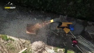 Испытания рубительной машины Раптор-900