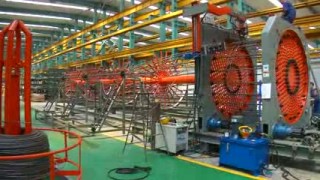 Машина сварки каркасов буронабивных свай HLZ 2000-12