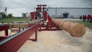 Барс 5 распиловка сосны