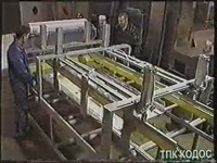 Полуавтоматический комплекс для упаковки широкоформатных изделий