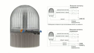 Сигнальные колонны, проблесковые маячки красного желтого синего зеленого цвета