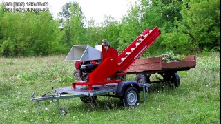 Измельчитель веток 120БД-К с транспортером