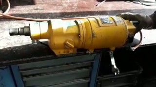 WEKA DK 42 - проверка работы трехфазного двигателя алмазного бурения (380 В)