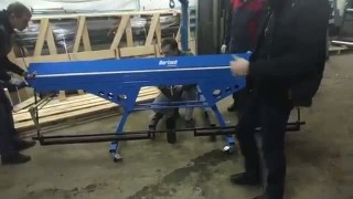 Польский листогиб RMB 2650х0.8мм. Обзор станка