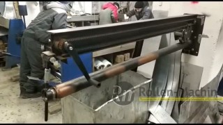 Rollen-Machine отзыв клиента. Фальцеосадочный станок ручной + работа станка.