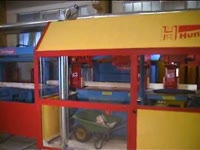 Оборудование с ЧПУ для комплексной обработки деталей дома Hundegger K3