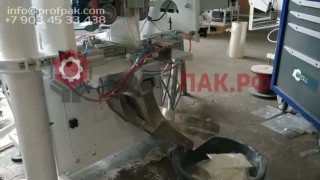 Фасовка упаковка порошка в плоский пакет саше