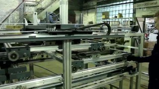 Линия сварки сетки в кондукторе WPK-1000 конвейерного типа