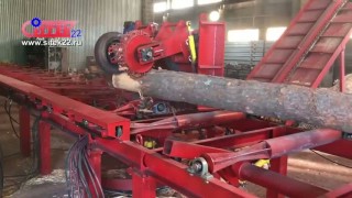 Окорочный станок ОС-600 "СИТЕК". Чистовая обработка.