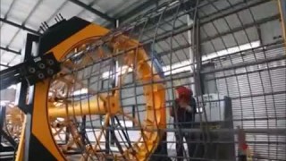 Станок для изготовления каркасов колонн с функцией автоматической сварки SGH15-12